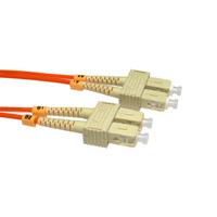 3m OM2 Fibre Optic Cable SC-SC orange 50/125
