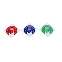 3pcs Smart NFC Tag Stickers for Samsung Galaxy S5 S4 Note III /Nokia Lumia 920/Sony Xperia/Nexus 5