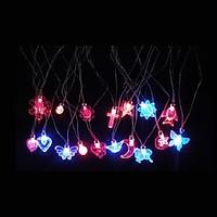 3PCS Multicolor LED Flashing Necklace Light Up Acrylic Necklace for Party Bar Halloween Chiristmas Ramdon Style