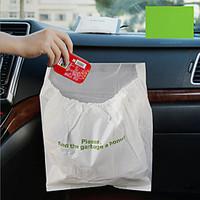 3Pcs Car Garbage Bag Disposable Auto Trash Bag for Litter Large Capacity Leak-Proof Portable Convenient