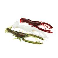 3Pcs/Bag 10.5cm/6.1g Luminous Pearl Soft Big Shrimp Bait Shrimp Soft Lures Wholesale