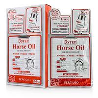 3step bergamo mask pack horse oil 10pcs