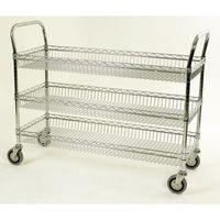3T BASKET SHELF TROLLEY 457X914X...