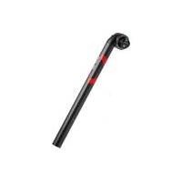 3T Ionic 25 Team Carbon 280mm Seatpost | Black/Red - 27.2mm