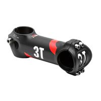 3T Arx II Team Road Bike Stem - Black / Red / 130mm / 17°