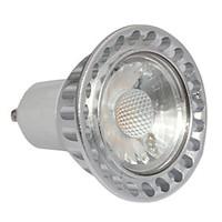 3W GU10 LED Spotlight MR16 1 COB 240 lm Warm White Dimmable AC 220-240 V
