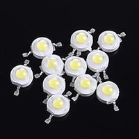 3W High-Power White Light LED White Light Beads Astigmatism Lighting LED 140-150LM(10Pcs)