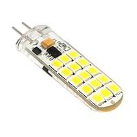 3W G4 Slim Crystal Silicone LED Bulb for Chandelier Home RV 30 SMD 2835 260 lm Warm/Cool White AC/DC 12V (1 pcs)