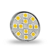 3W GU4(MR11) LED Spotlight MR11 12 SMD 5050 300 lm Warm White Decorative DC 12 V