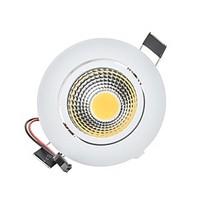 3W LED Recessed light COB LED 250 lm Warm White Cool White Natural White Dimmable AC 220-240 AC 110-130 V 1pcs