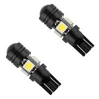 3w dc12v white blue red yellow glary bule t10 5050 4smd cob lens side  ...