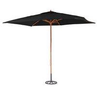 3x2m Parasol in Black