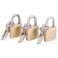 3x20mm Padlock Set
