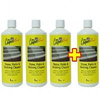 3x 1L Stone Cleaner Concentrate + 1 free