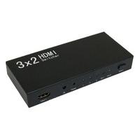 3X2 Hdmi Switch with Distribution Amplifier