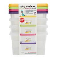 4 pack 15l storage boxes