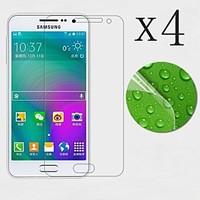 [4-Pack] High Transparency LCD Crystal Clear Screen Protector with Cleaning Cloth for Samsung galaxy A5