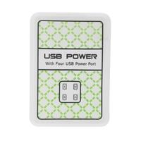 4 USB DC5V 2.1A Power Adapter Wall/Travel Charger for iPhone iPad Smart Phone Tablet