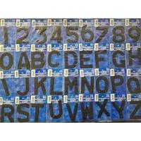 4 - 3in Adhesive Black