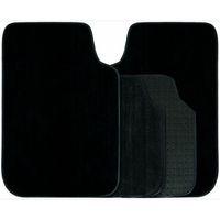 4 piece Deep Pile Luxury Black