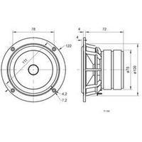 4 speaker chassis visaton ti 100 40 w 8 