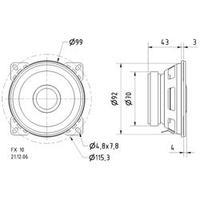 4 \" Wideband speaker chassis Vi...