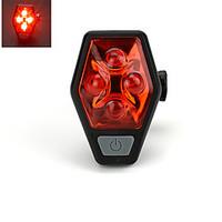 4-LED Super Light Bicycle Rear/Tail Light Cycling Safety Warning Light