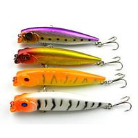 4 pcs hard bait popper 95mm 117g sinking fishing lure