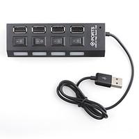 4 ports usb 20 hi speed hub with switch