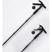 4 Nordic Walking Poles 1 pcs 135cm (53 Inches) Damping Foldable Light Weight Adjustable Fit Aluminum Alloy 6061Camping Hiking Traveling