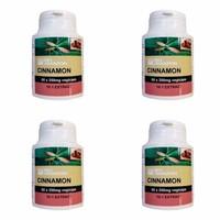 (4 Pack) - Rio Trading Cinnamon 250Mg 4:1 Extract Vegicaps | 60s | 4 Pack - Super Saver - Save Money
