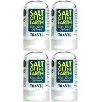 4 pack salt of the earth natural travel deodorant 50g 4 pack bundle