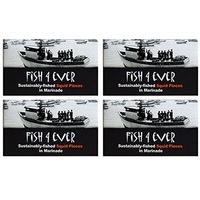 (4 PACK) - Fish4Ever - Squid Pieces in Marinade | 115g | 4 PACK BUNDLE