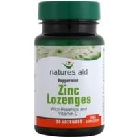 (4 PACK) - Natures Aid - Zinc Lozenges (Peppermint) | 30\'s | 4 PACK BUNDLE