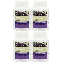 (4 Pack) - Rio Trading Acai 500Mg 2:1 Extract Vegicaps | 120s | 4 Pack - Super Saver - Save Money