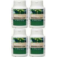 (4 PACK) - Rio Amazon - Graviola Leaf Powder 500mg | 90 Vegicaps | 4 PACK BUNDLE