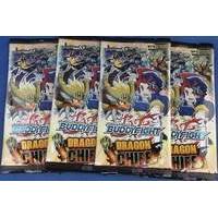 4 Booster Packs of Dragon Chief Booster - Future Card Buddyfight tcg BFE-BT01