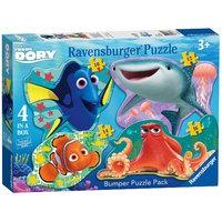 4 x Finding Dory Shaped Jigsaw Puzzles
