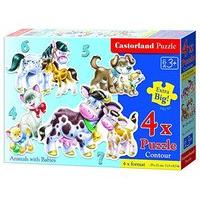 4 Castorland Premium Jigsaw Animal Babies