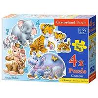 4 Castorland Premium Jigsaw Jungle Babies