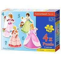 4 Castorland Premium Jigsaw Princesses