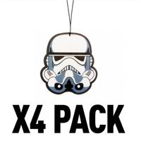 4 pack storm trooper star wars official disney carhome air freshener