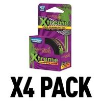 4 pack california scents xtreme pomberry crush carhome air freshener