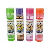 4 Assorted Style 120ml Minions Bubble Tubs With Puzzle Lid