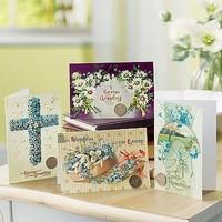 4 Easter Sixpence Cards