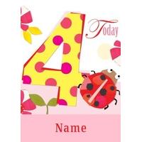 4 Ladybird | Birthday Card | BO1...