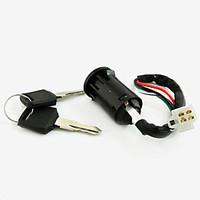 4 Wire Ignition Key Switch Lock For Moped Scooter Quad ATV Pit Dirt Bike