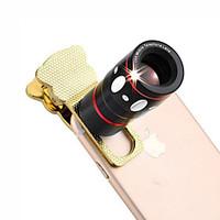 4 in 1 Universal Clamp Camera Lens(Telephoto Lens/Fisheye Lens/Wide Angle Lens/Macro Lens)