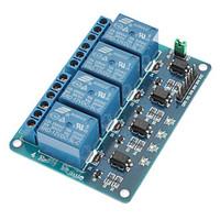 4 Channel 12V Low Level Trigger Relay Module for (For Arduino) (Works with Official (For Arduino) Boards)