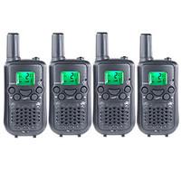 4 Packs FRS/GMRS Handheld Two Way Radios for Kids Children Walkie Talkie With Hands Free 38CTCSS Up to 6KM